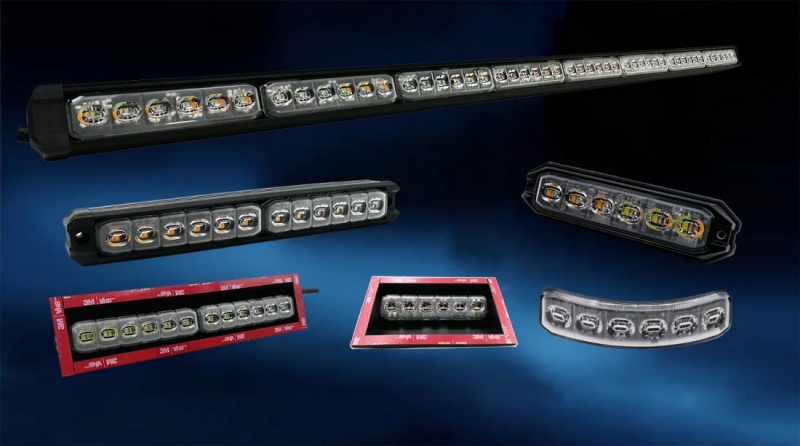 Feux d'avertissement LED à lentille en silicone