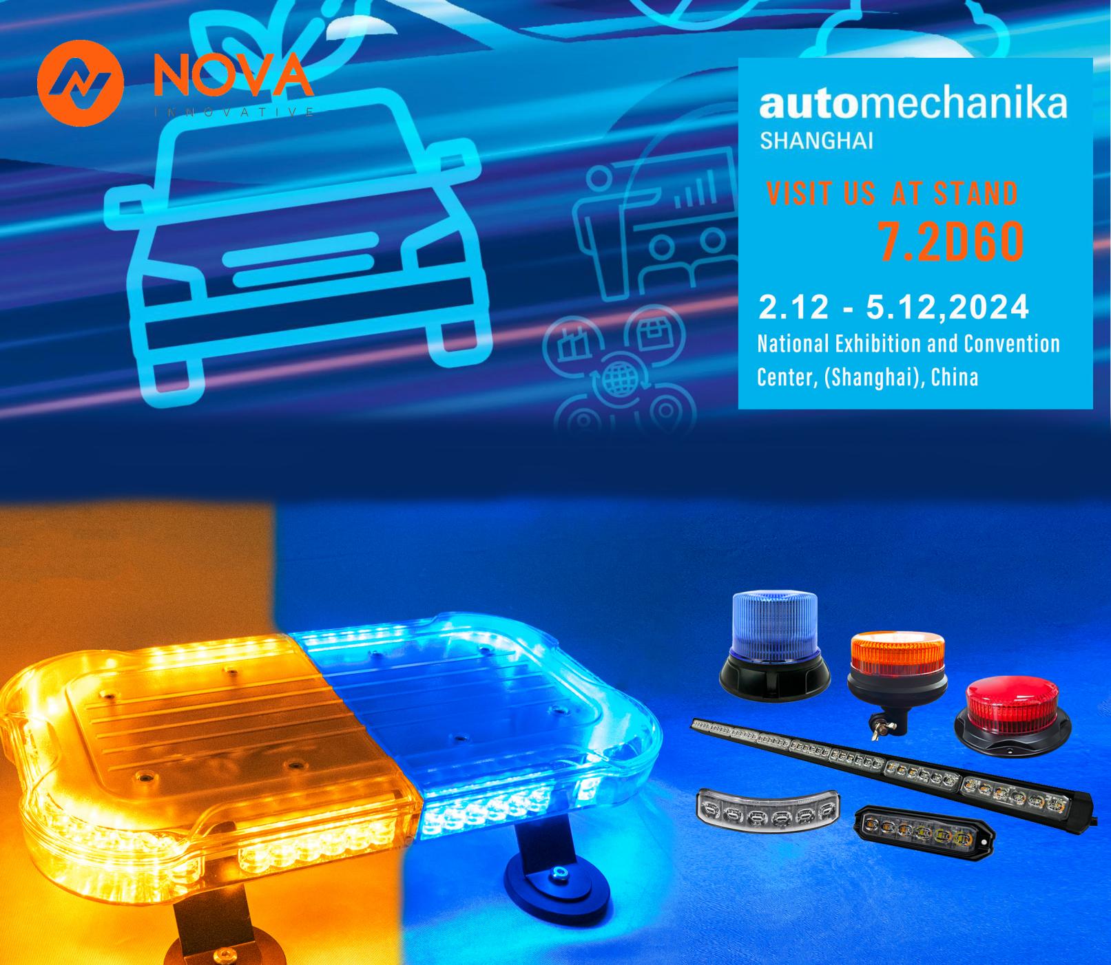 Nova Vehicle vous invite à nous rendre visite à Automechanika Shanghai 2024