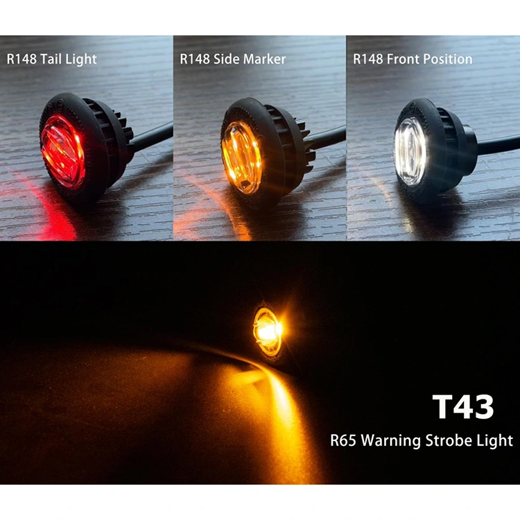 Nouvelle lumière de l'innovation, avertissement de la lumière intégrée à la lumière de position