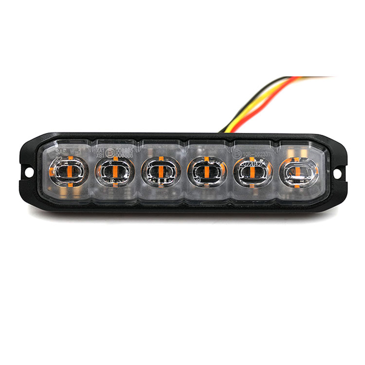 Voyant d'avertissement de lentille en silicone LED