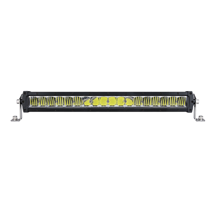 Barre lumineuse à DEL à faisceau combiné à une rangée